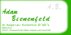 adam bienenfeld business card